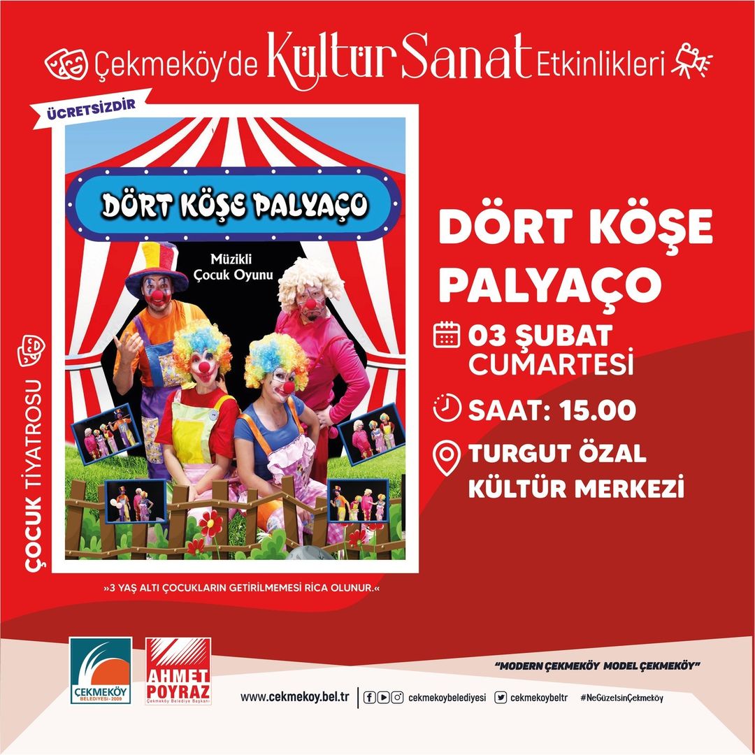 Çekmeköy Belediyesi - Dört Köşe Palyaço